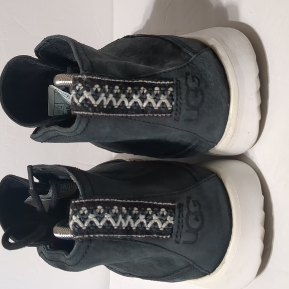 UGG Australia Freamon Casual Black Suede Leather Chukka Shoes Size 11.5 main image 8